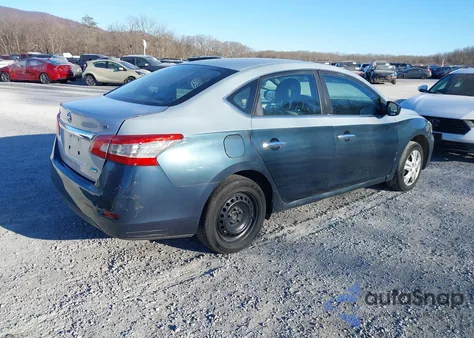 2014 Nissan Sentra Fe+ S/Fe+ Sv/S/Sl/Sr/Sv z USA, uszkodzony, nr VIN 3N1AB7AP8EY228489